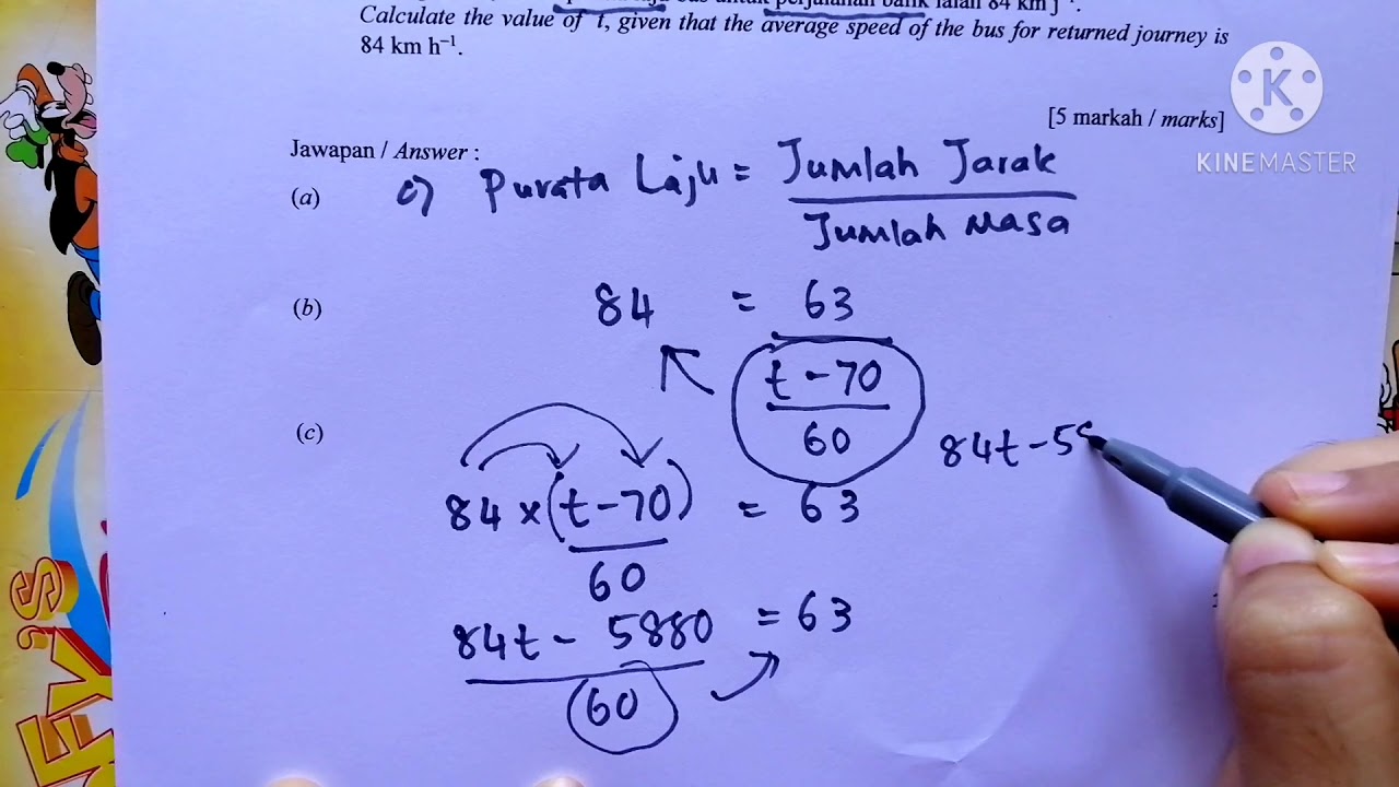 Kecerunan dan Luas di bawah Graf SPM Kertas 2