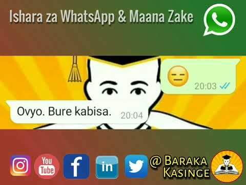 Zifahamu Ishara (emoji) za WhatsApp na Maana Zake