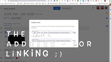 Google Calendar Series   Publish Event Feature