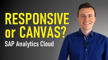 Responsive or Canvas Pages? SAP Analytics Cloud