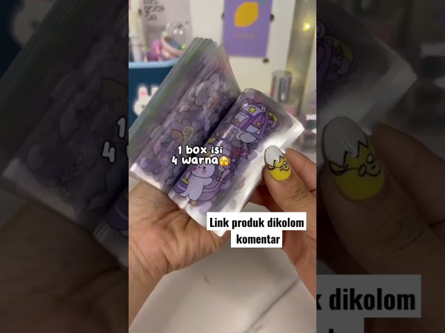 STIKER BOX MINI ISI 100 ‼️#shopeehaul #shorts #short class=