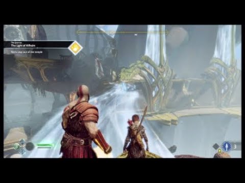 God of War PS4 - Find a way out of the temple