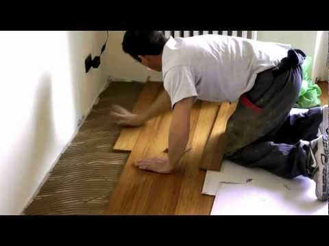 Parquet bamboo. Come posare il parquet prefinito di bamboo. Videoguida