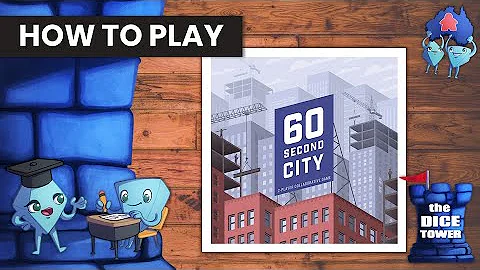 60 Second City Board Game - How to Play. With Stella & Tarrant