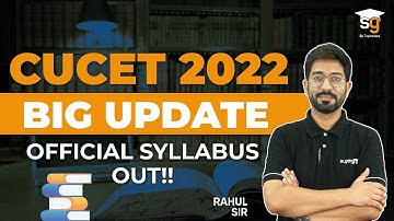 CUCET Syllabus 2022 | CUCET BIG Update | Official Syllabus and Exam Pattern by SuperGrads
