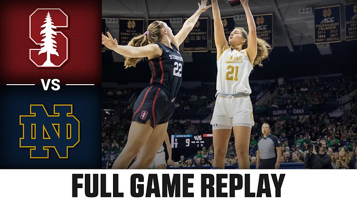 Stanford vs. Notre Dame Full Game Replay | 2024-25 ACC Women's Basketball