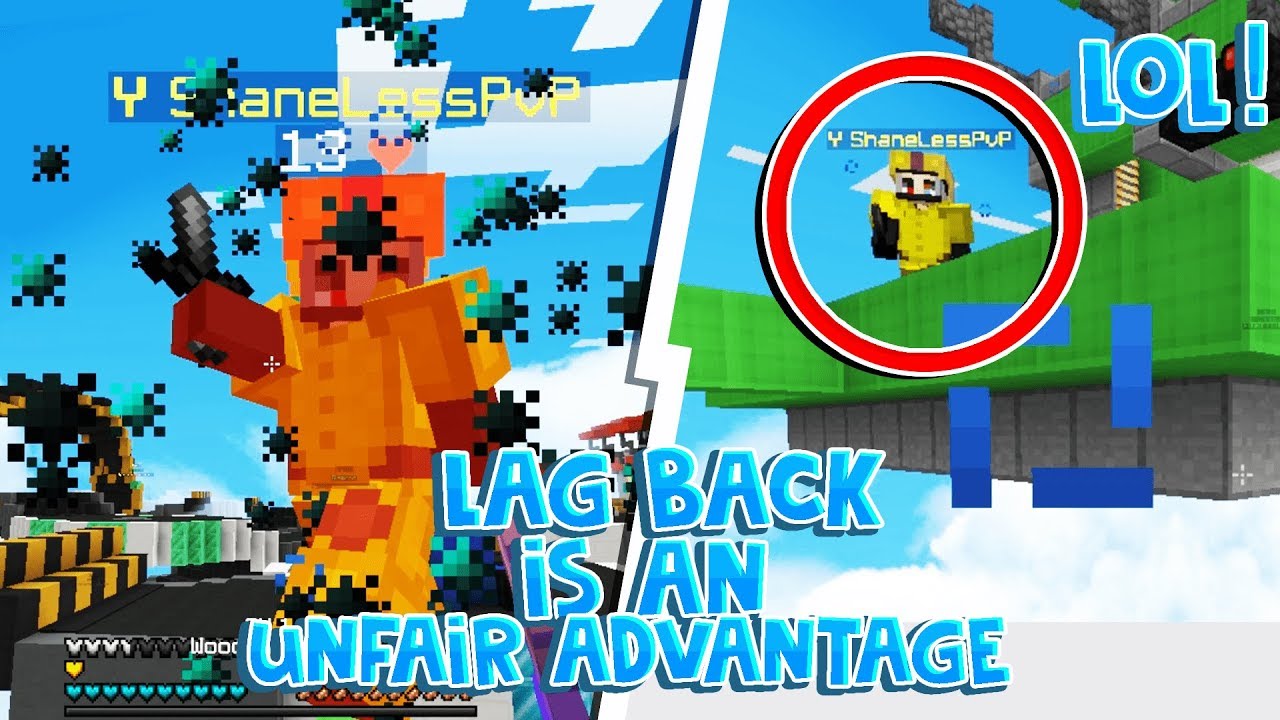 Lag Back Lag back is an UNFAIR ADVANTAGE (Hypixel Bedwars) - YouTube