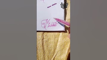 stylish name | Mishka | sk cursive art | how to make a stylish name | stylish signature
