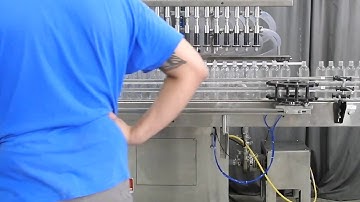 0 5 liter filler with starwheel indexing