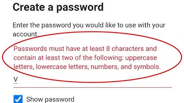 Fix Microsoft || Passwords must have at least 8 characters and contain at least two of the