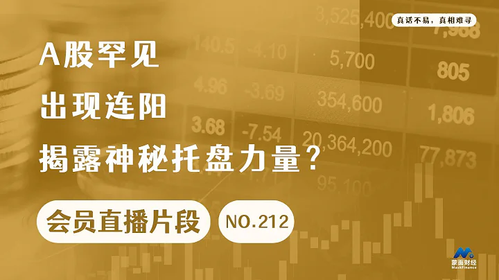A股罕見出現連陽，揭露神秘托盤力量？【會員直播片段】 - 天天要聞