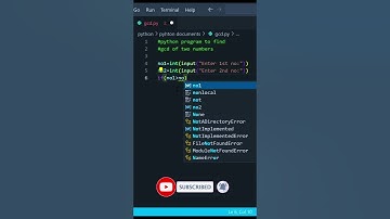 Python program to find gcd of two numbers💖👌#shorts #python