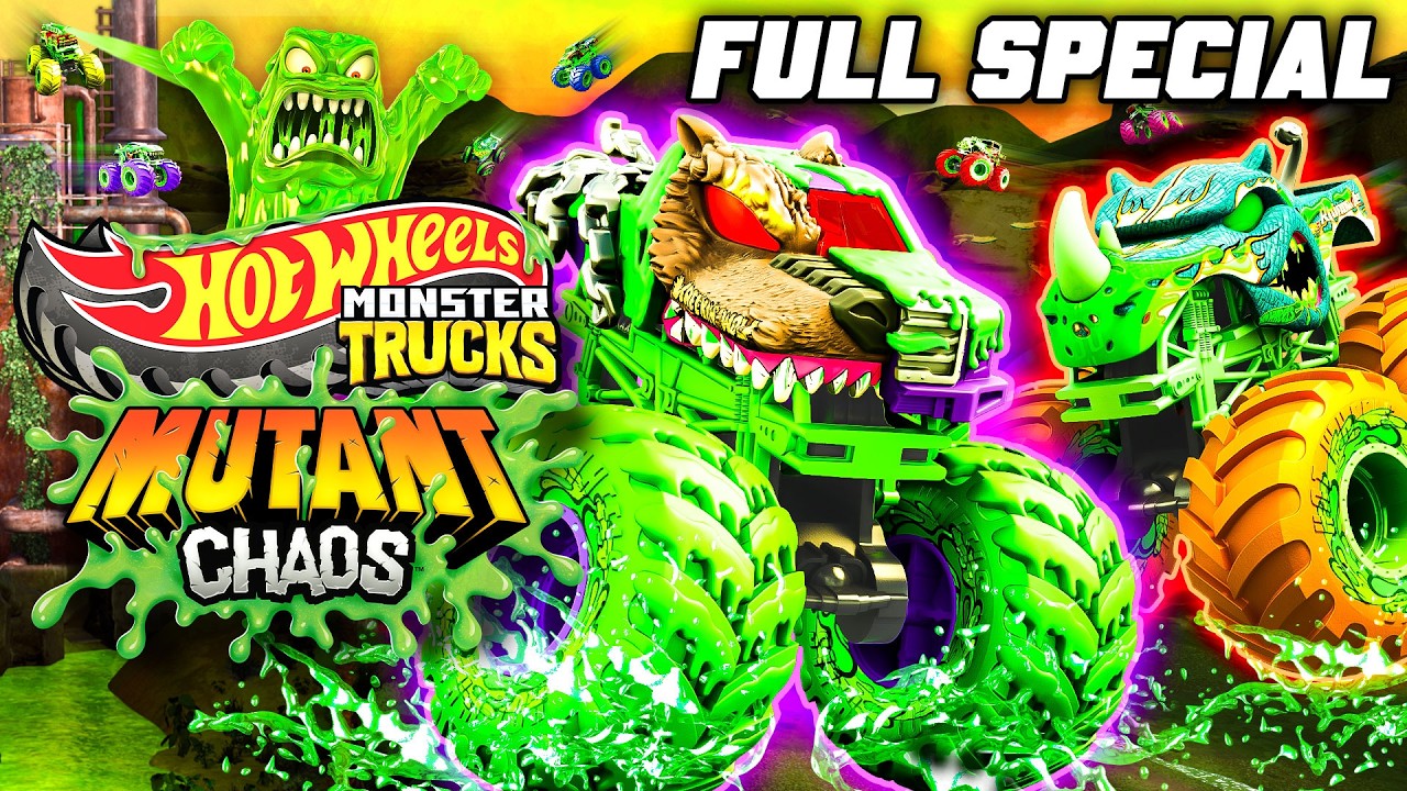 Wreckin' Wolf Unleashes MUTANT CHAOS! | Hot Wheels Monster Trucks