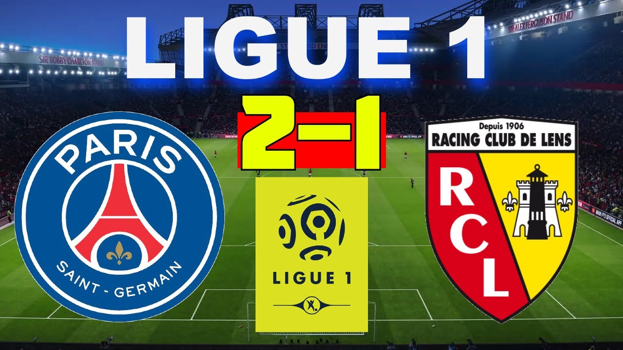 PSG vs Lens 21  Ligue 1 Francia  01/05/21  Partido Completo HD