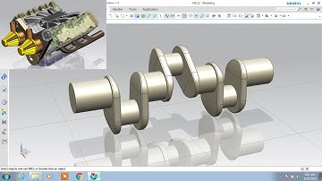 #NX Assembly #V6 Engine assembly #Crankshaft