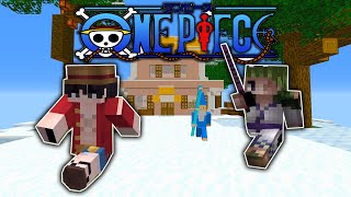 Minecraft Manhunt, But It's One Piece (mine mine no mi mod)