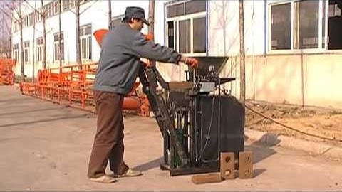 SY1 25 SEMI AUTOMATIC HYDRAULIC INTERLOCKING CLAY BRICK MAKING MACHINE