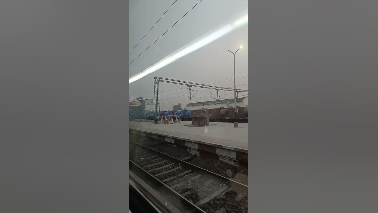 Rampur railway station#shatabdi express#travelling - YouTube