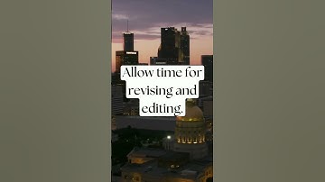 10 Tips for Writing Assignments