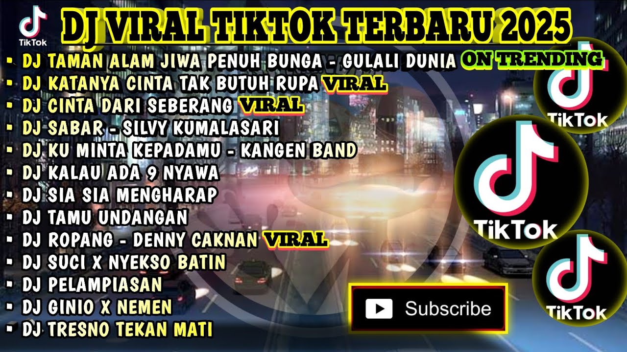 DJ VIRAL TIKTOK TERBARU 2025 | TAMAN ALAM JIWA PENUH BUNGA - GULALI DUNIA | CINTA TAK BUTUH RUPA