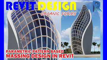 RD082. Organic Forms. How to make a Parametric Pattern Based Massing Design in Revit.