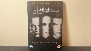 The Twilight Saga The Story So Far Steelbook Uk Dvd Unboxing - Eone