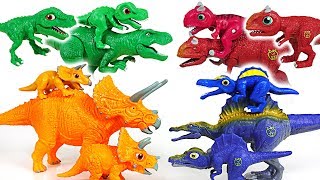 Dino Mecard Double figure and tiny dinosaur 15 set! Tyrannosaurus, Triceratops! - DuDuPopTOY