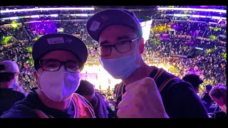 Going to watch Los Angeles Lakers game Vlog vs Jazz First time watching the Lakers and Lebron James