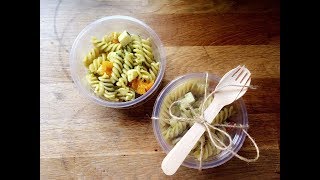 Pesto pasta salad | سلطة المكرونة بالبيستو أو صوص الريحان