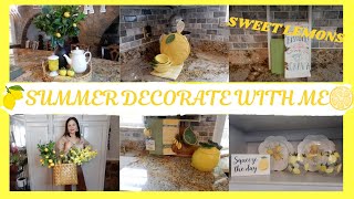 SUMMER DECORATE WITH ME| DECORACION DE VERANO DE MI COCINA