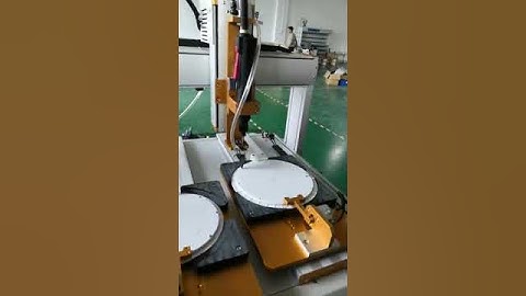 Single head double station LED air blowing automatic locking screw machine