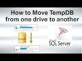How to move tempdb from one drive to another drive  ms sql