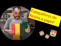 Como fazer espaçador (liner) para seus cabos de facas com resina epóxi e papel!