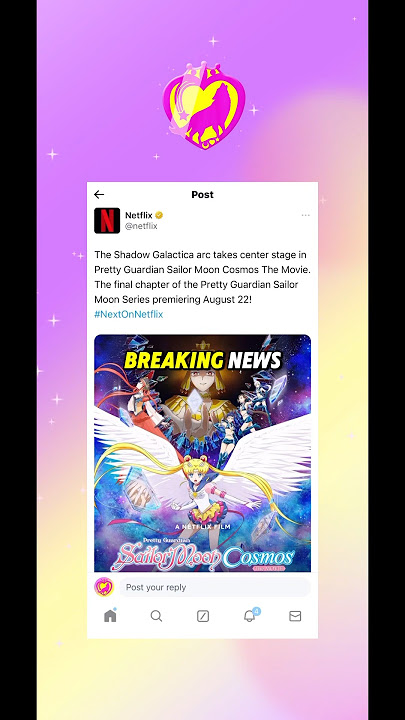 Sailor Moon Cosmos on Netflix! #sailormooncosmos #netflix #animenews