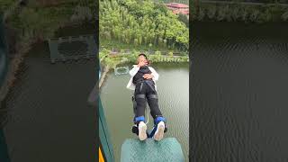Incredible Bungee Jumping 😱 #shorts #bungie