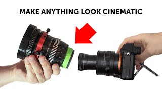 Turning a Weird lens into a Cinema Lens.