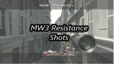 MW3 Out of the Map Resistance Shots l Mini #2