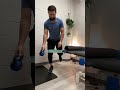 Standing Banded Hip Abduction with KettleBell Pass
