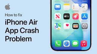 How To Fix Iphone Air Apps Crashing On Ios 26