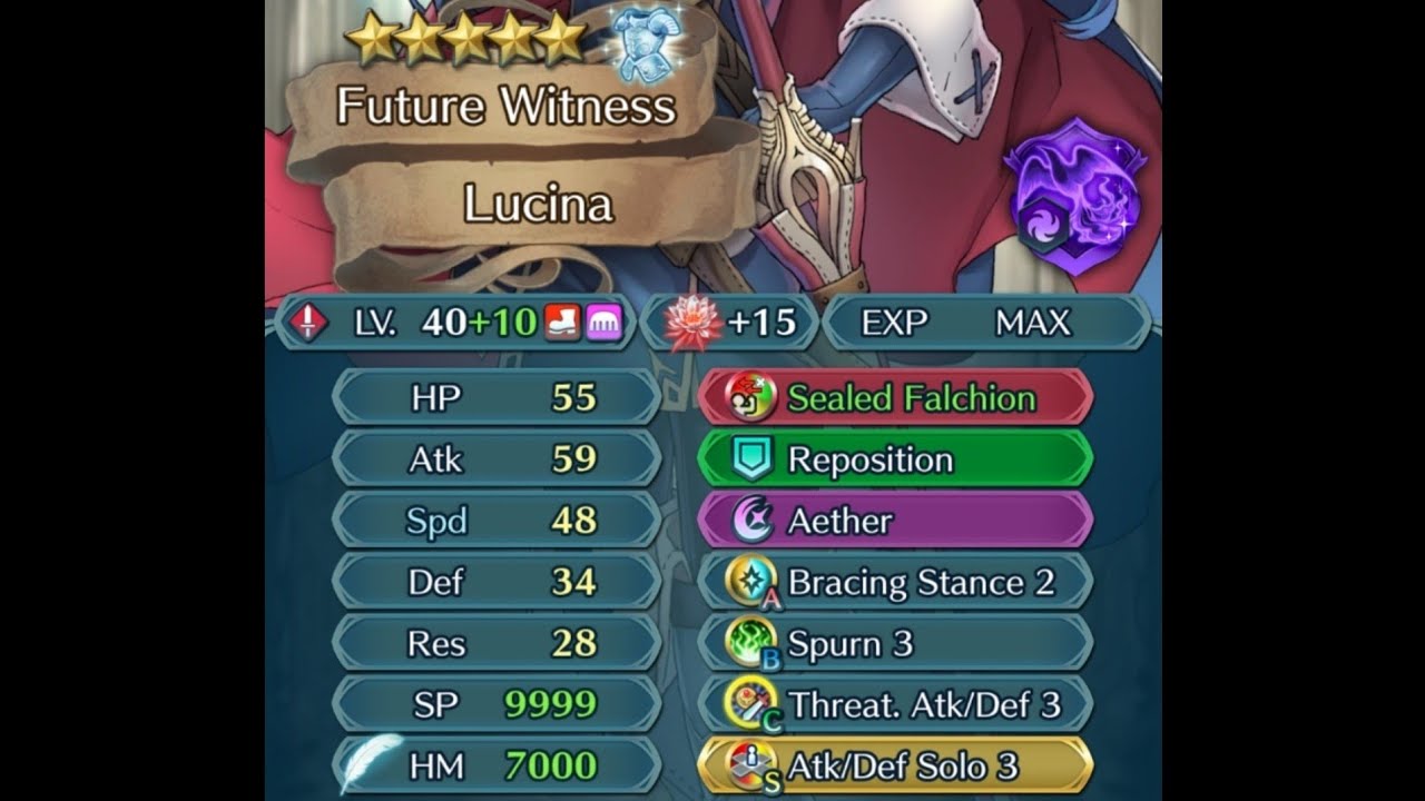 FEH Infernal Fernand GHB: Lucina True Solo