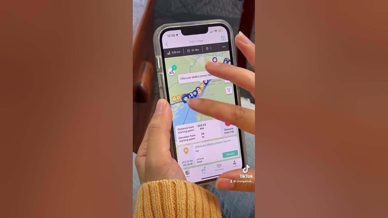 EV Trip Planner ChargeHub making charging your electric vehicle easy