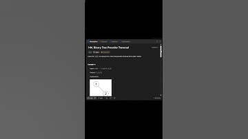 Binary Tree Preorder Traversal | LeetCode #144 #leetcode #python #coding #programming #shorts