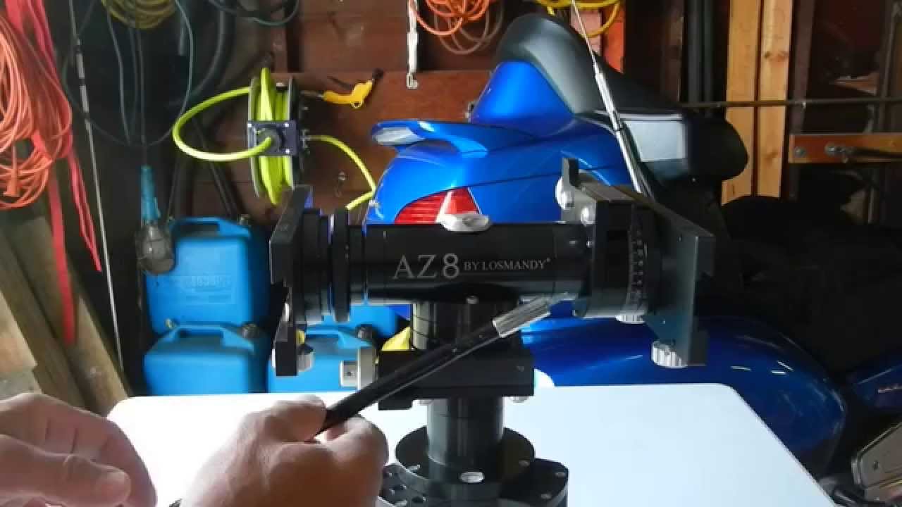 Losmandy AZ8 Dual Saddle Alt Azimuth Mount review 2 - YouTube