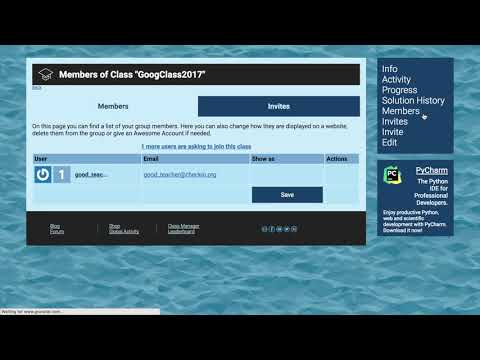 How to Configure CheckiO ClassRoom