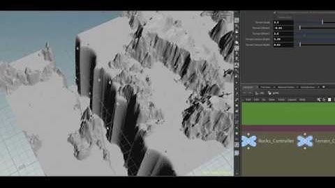 Procedural terrain Houdini