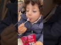 حمادة وليلي جربو لولي بوب الكولا والفراولة مع بعض      