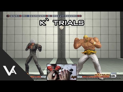 The King of Fighters XIV / 14 Trial Mode - K` (1080p 60fps)