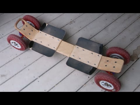 Quick and dirty Mountainboard update: Stringer board V2
