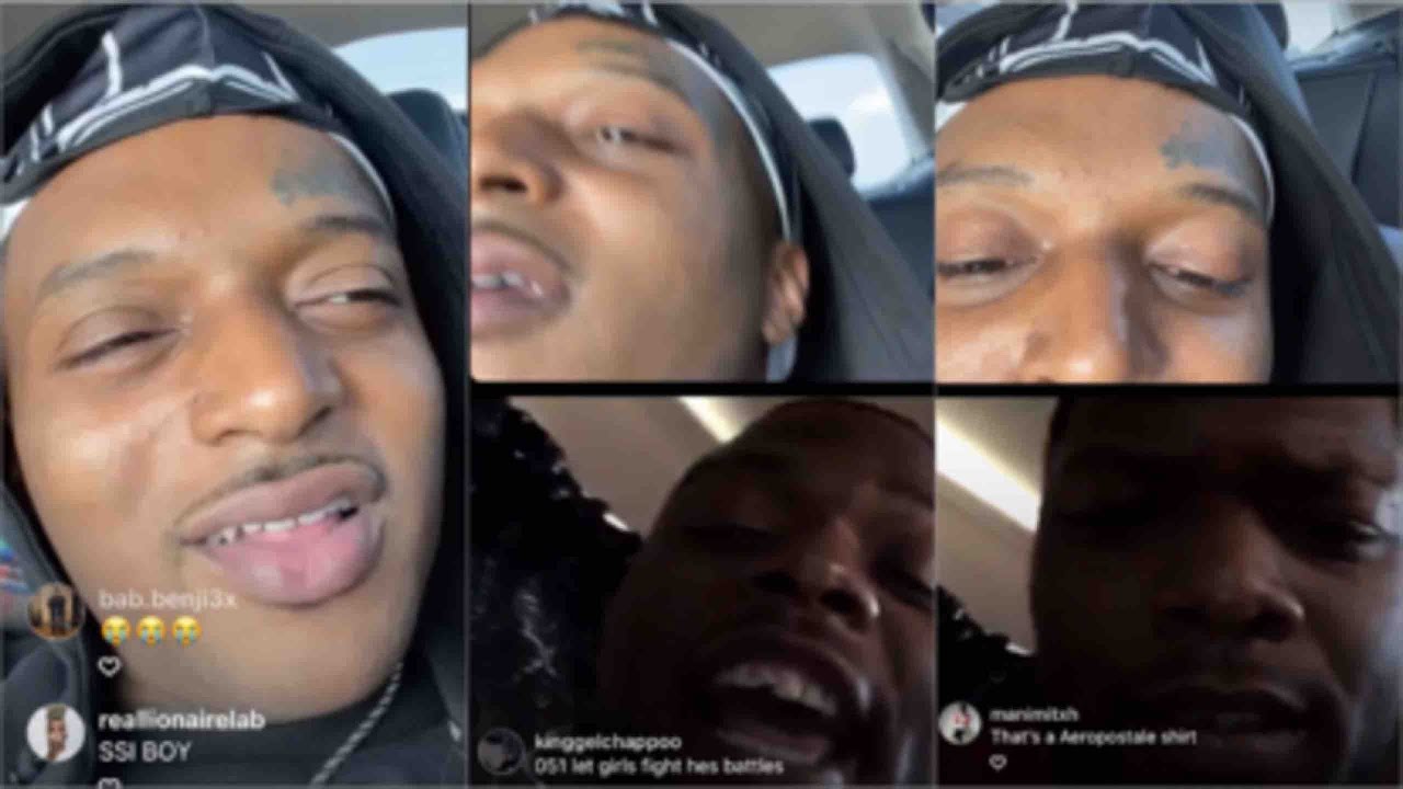 FBG Cash BM Gets into It With GD Jaro City Member In Front Of Him On Live