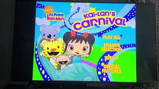 Ni hao kai lan kai lan's carnival 2009 dvd menu walk-through